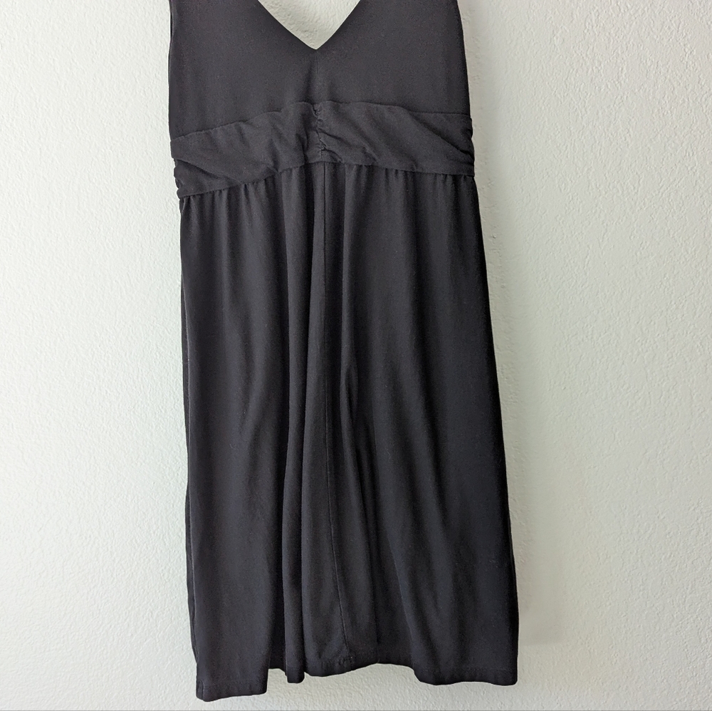 Patagonia Women's Bandha Front Twist V-Neck Black Casual Dress Sleevless Size L - Picture 7 of 13